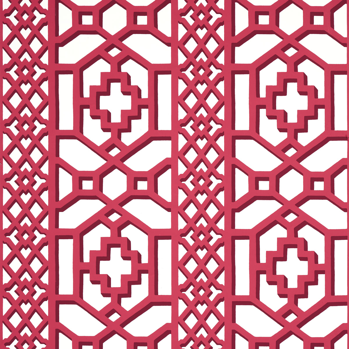 ZANZIBAR TRELLIS LAQUER RED