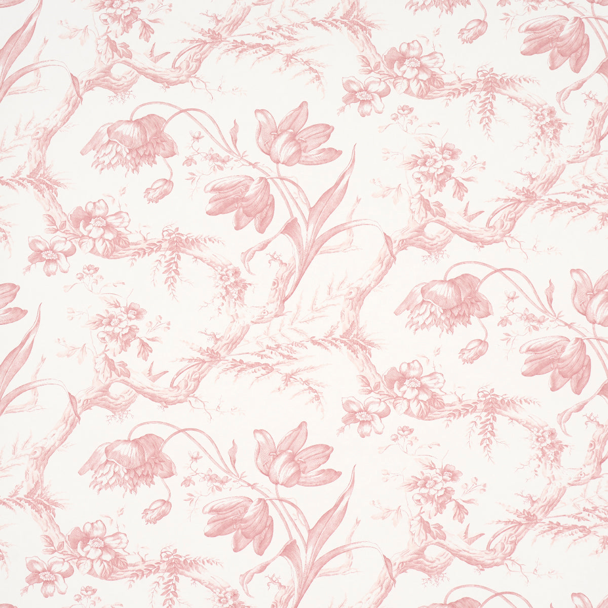 Toile De Fleurs Pink