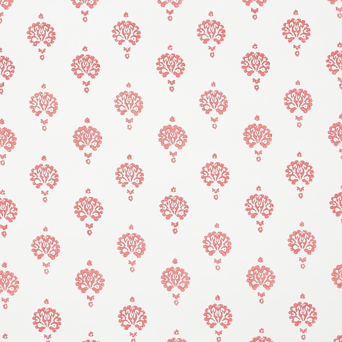 DAHLIA HAND BLOCKED PRINT RED