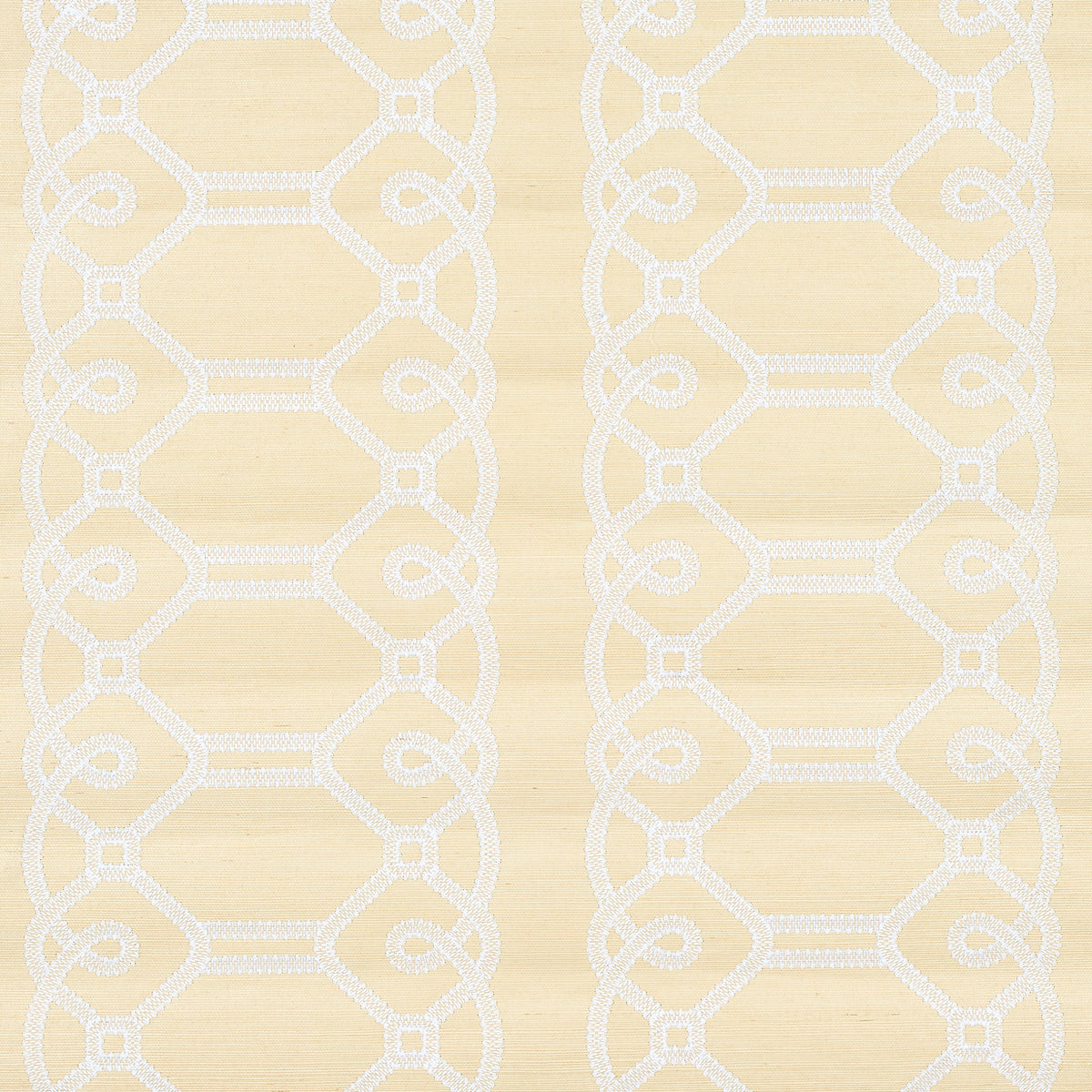 ZIZ EMBROIDERED SISAL NEUTRAL
