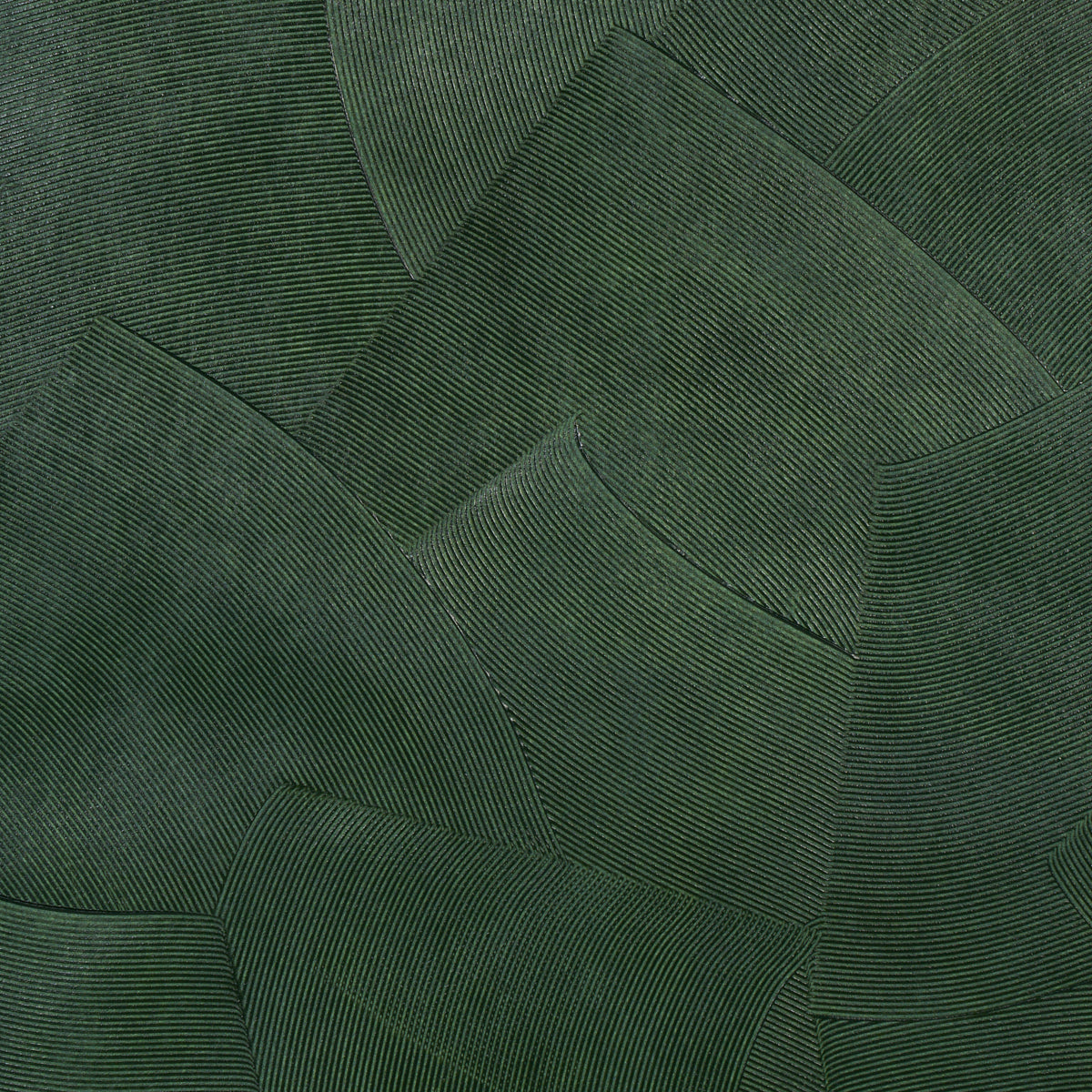 Hand Combed Plaster Green Leaf