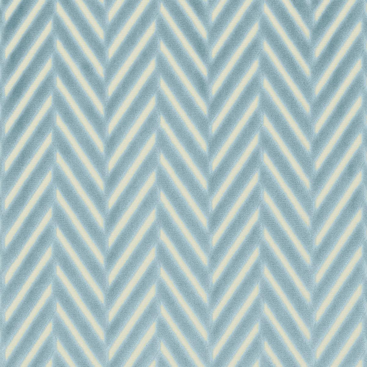 REGENT VELVET HERRINGBONE AQUA
