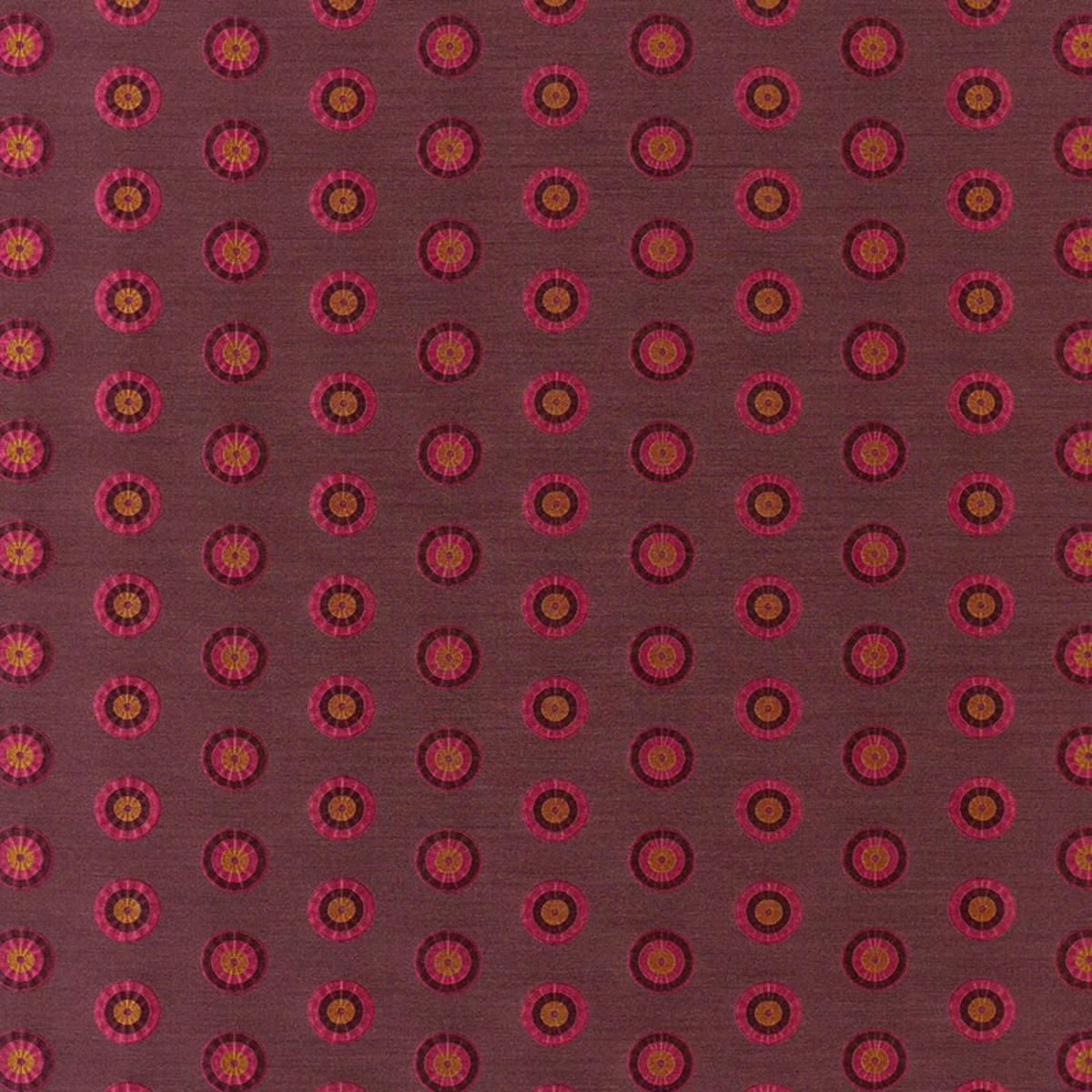 SHIBORI CIRCLE CLARET & BERRY