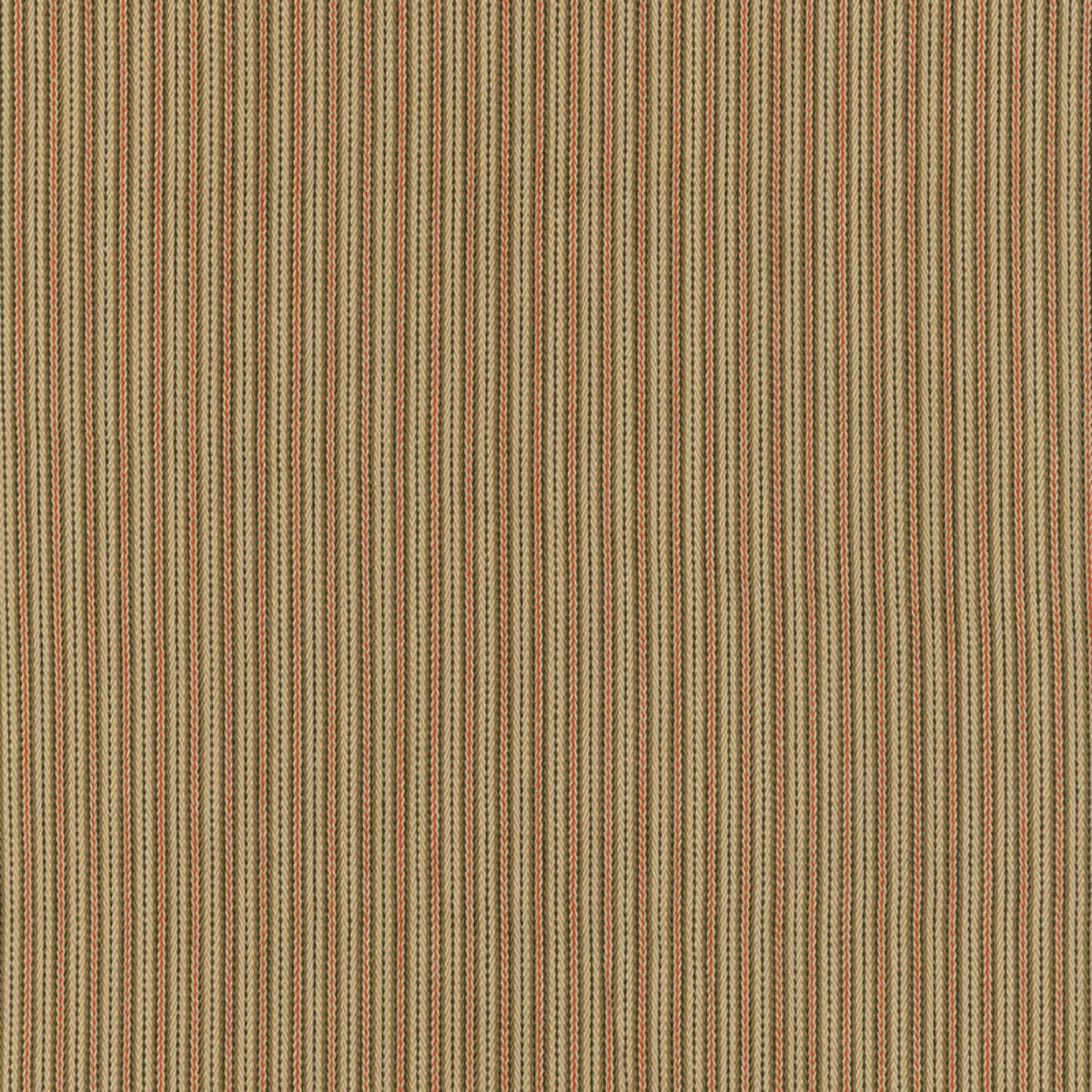 BAKER COTTON STRIPE FLAX/MOCHA/RED