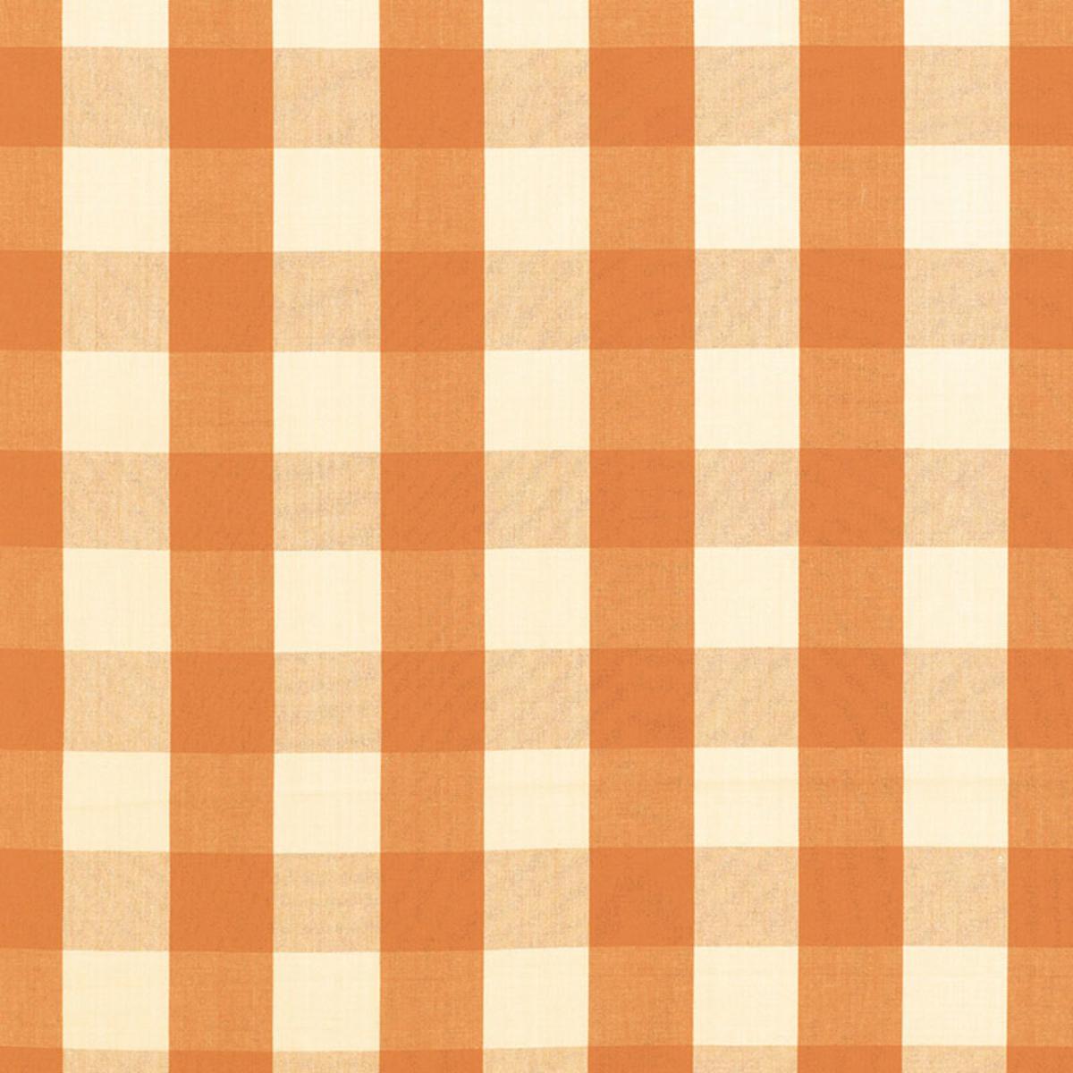 CAMDEN COTTON CHECK PUMPKIN