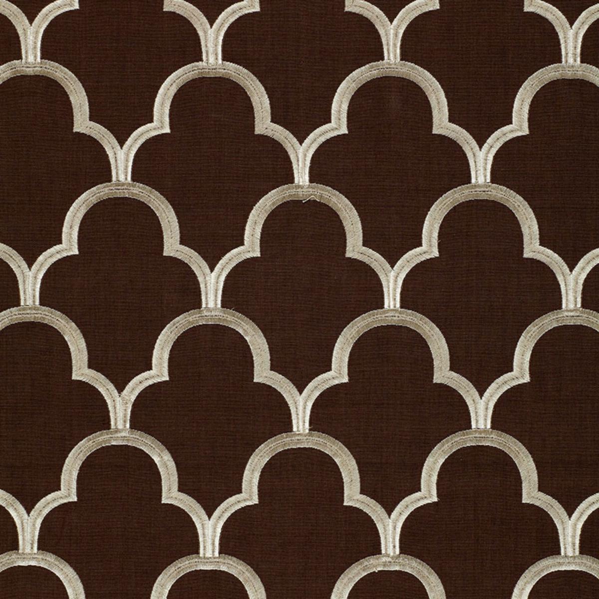 Scallop Embroidery ESPRESSO