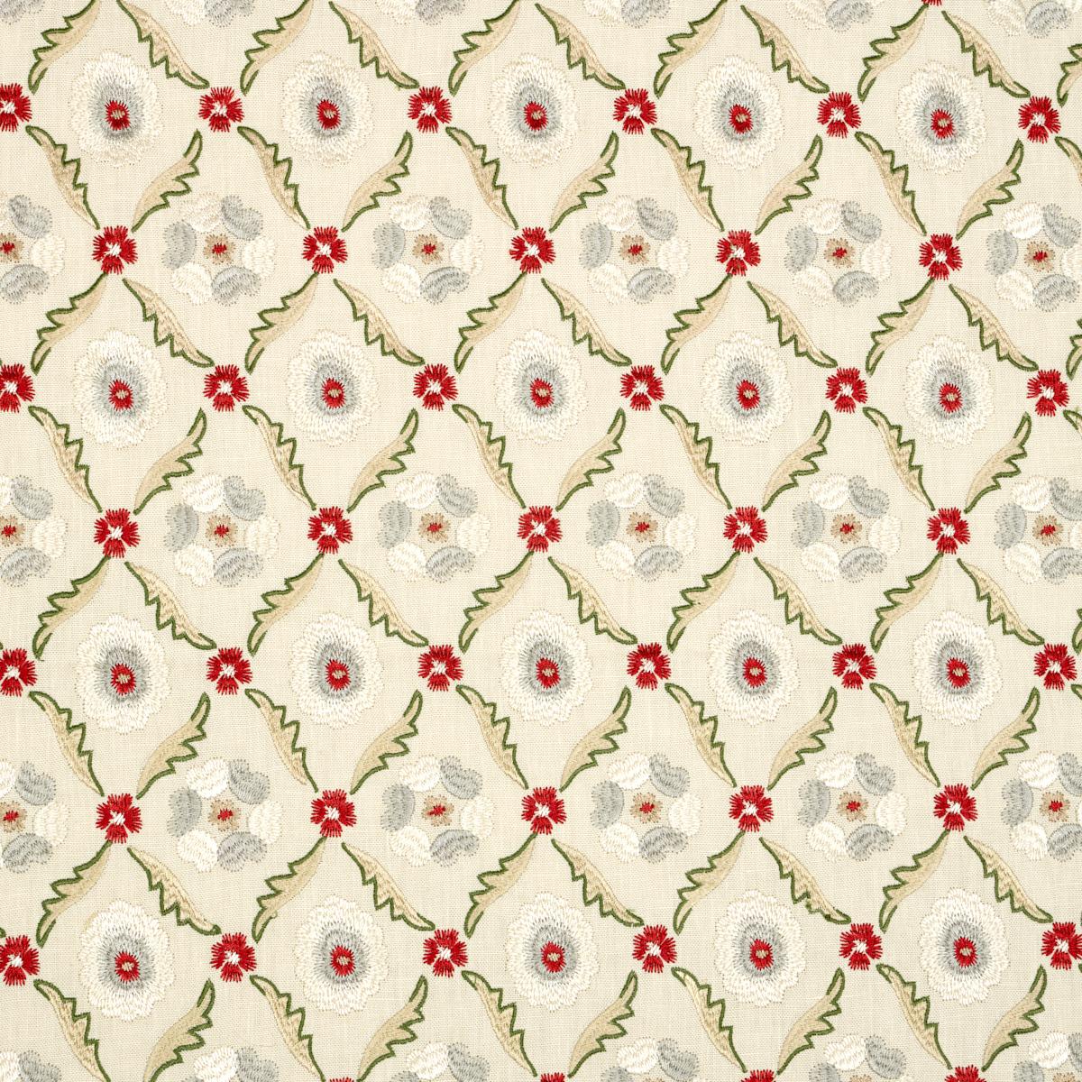 Claremont Embroidery CRIMSON