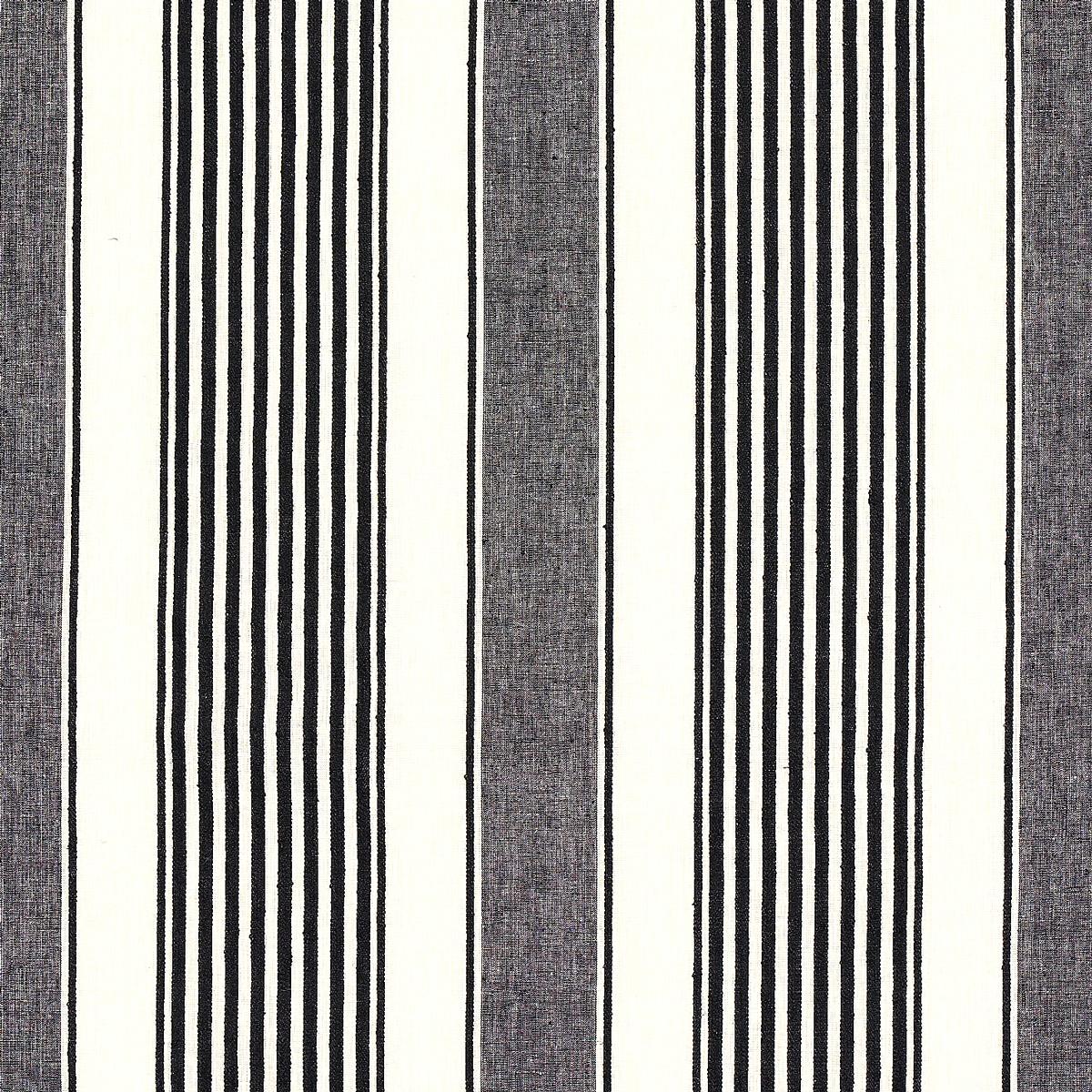 SUMMERVILLE LINEN STRIPE BLACK