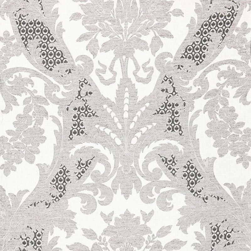 TOSCANA LINEN DAMASK GRISAILLE