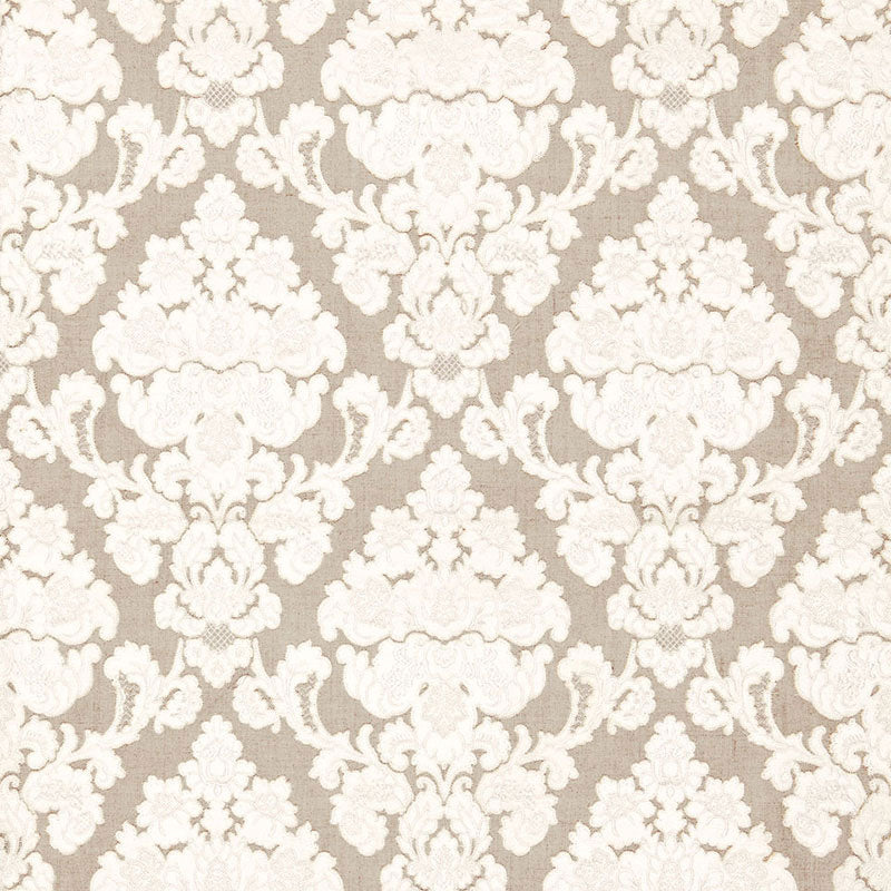 MONTALCINO APPLIQUÉ DAMASK LINEN