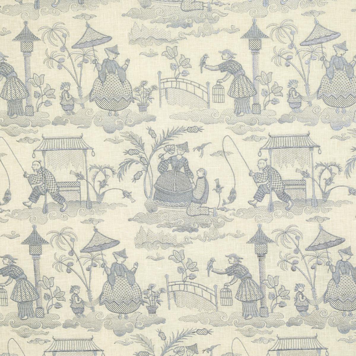 Bassano Embroidered ToileÂ  DELFT