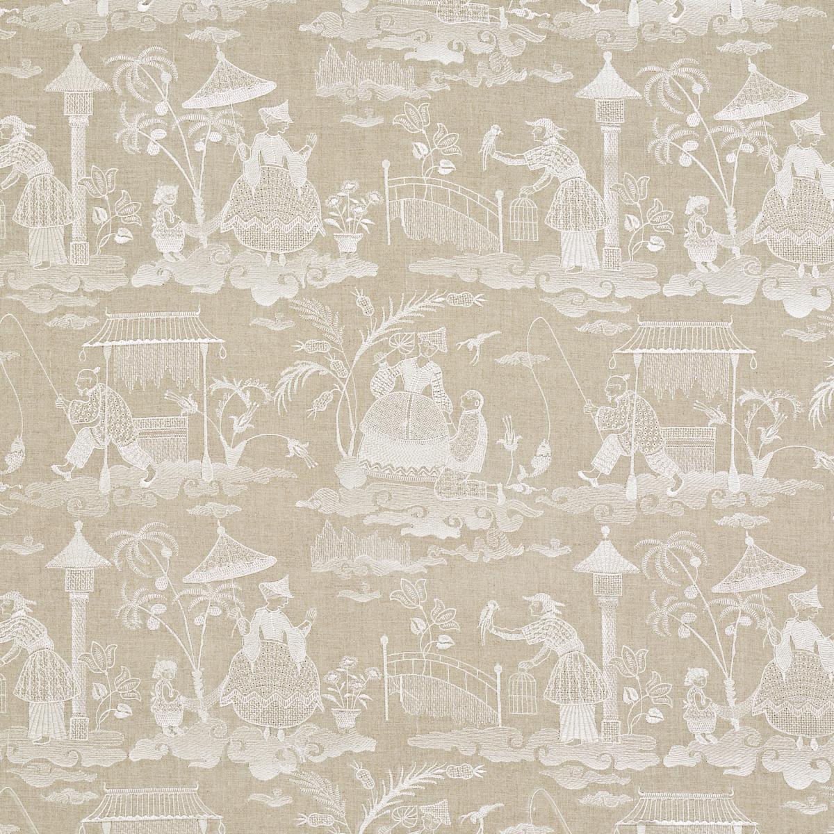 Bassano Embroidered ToileÂ  LINEN