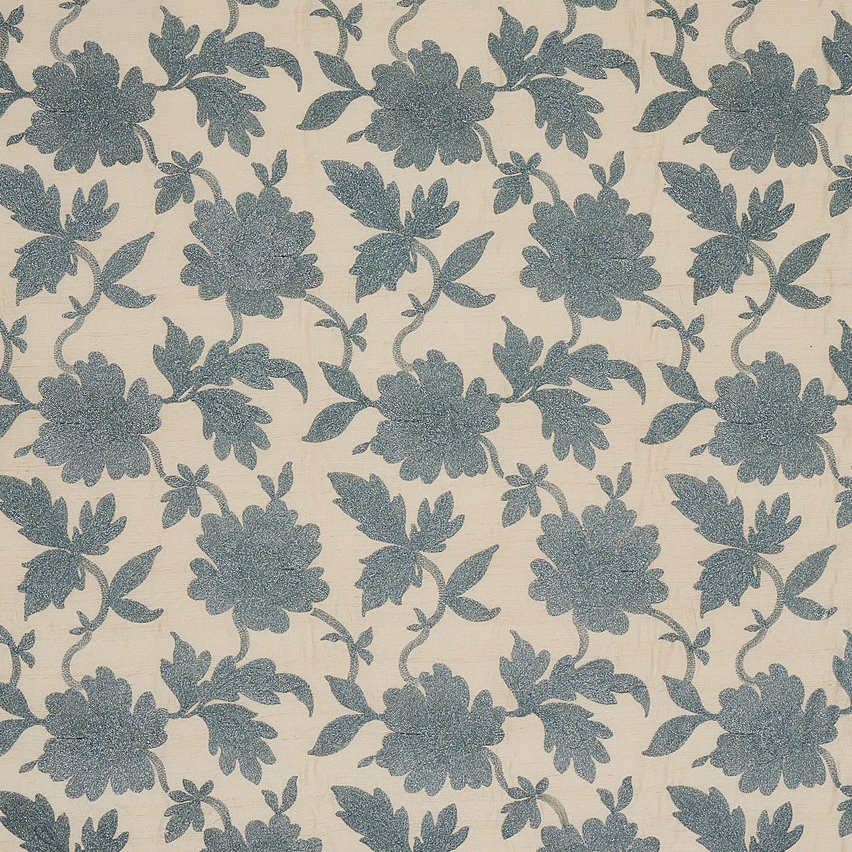 MOON GARDEN EMBROIDERY BLUE