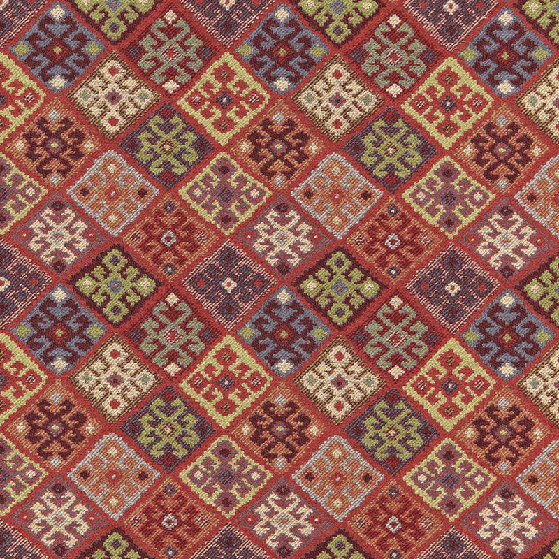 KILIM WEAVE CARMINE