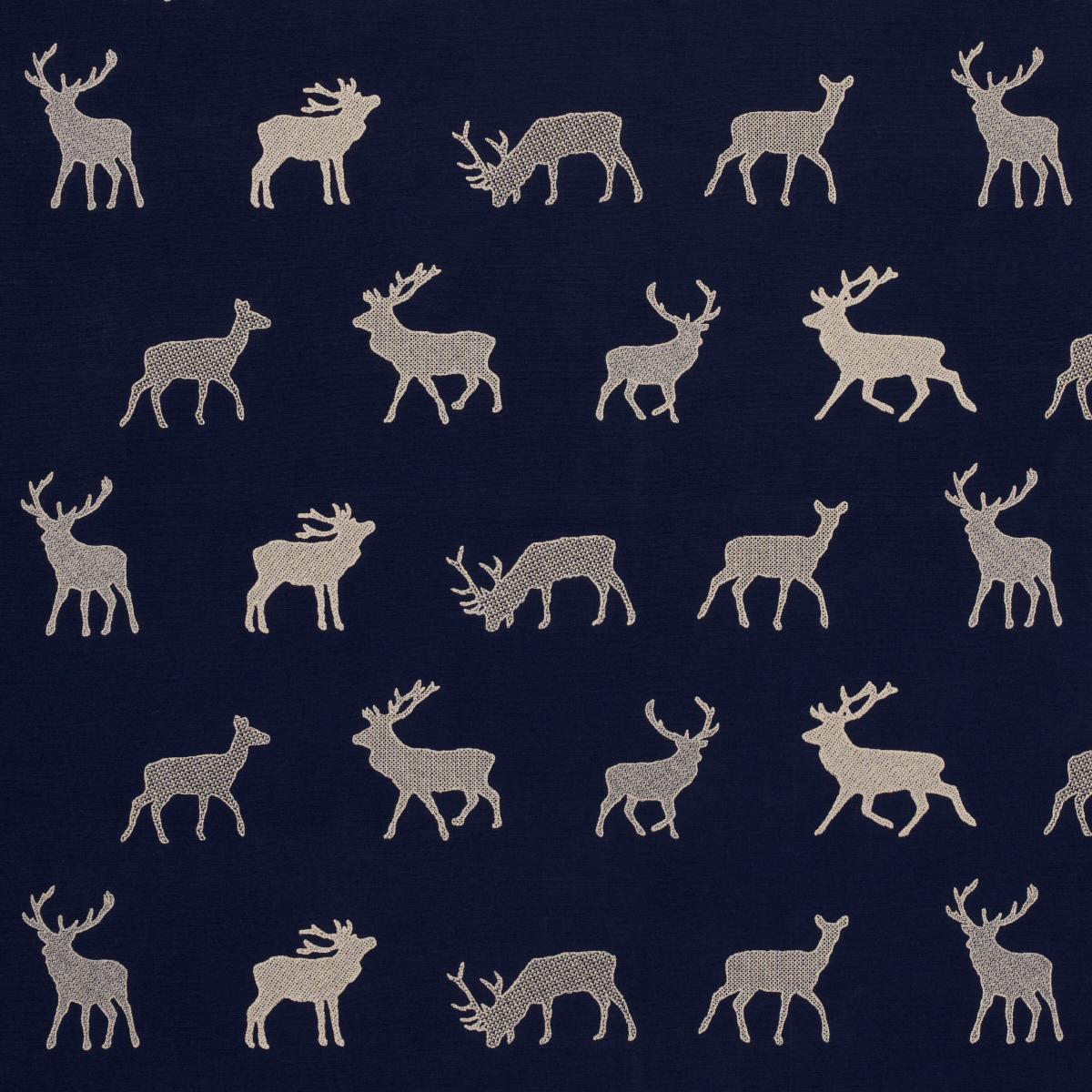 CARIBOU EMBROIDERY NAVY