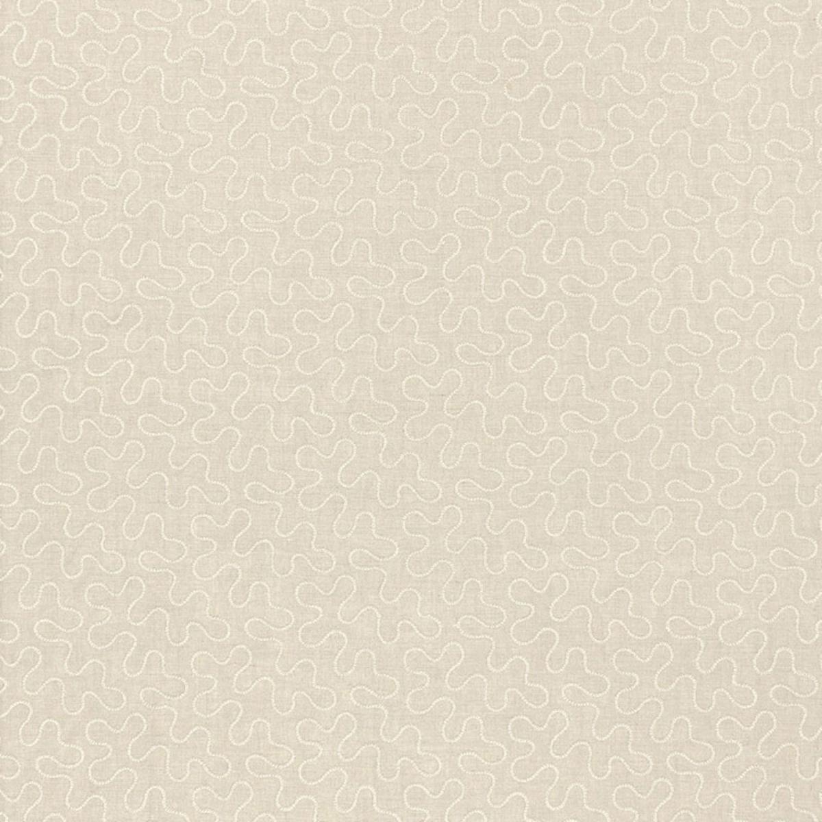 MEANDER EMBROIDERY LINEN
