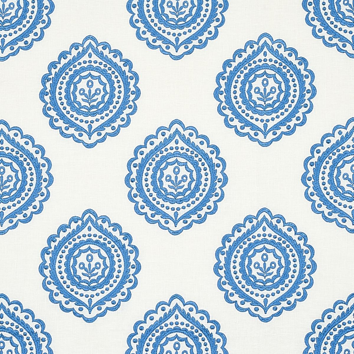 OLANA LINEN EMBROIDERY BLUE