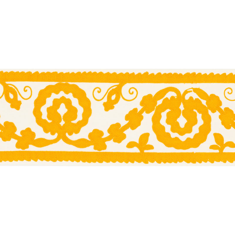 Schumacher ASHBURY TAPE YELLOW Trim | Atlanta Fabrics