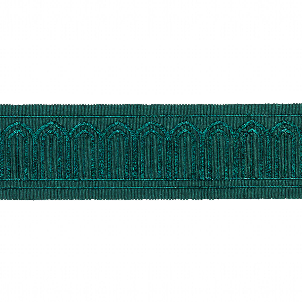ARCHES EMBROIDERED TAPE MEDIUM EMERALD