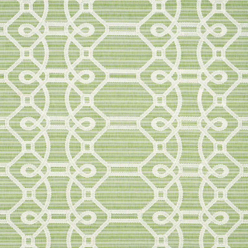 ZIZ EMBROIDERY GREEN