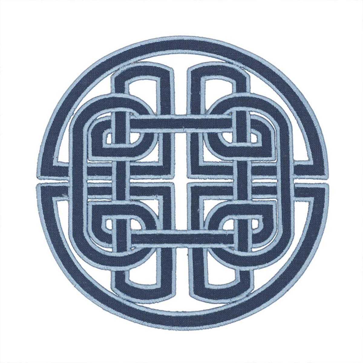 CHINOISERIE APPLIQUE BLUE