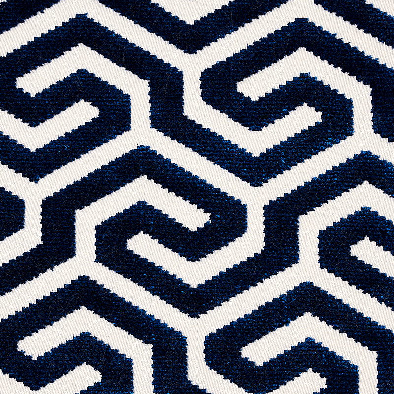 MING FRET VELVET NAVY