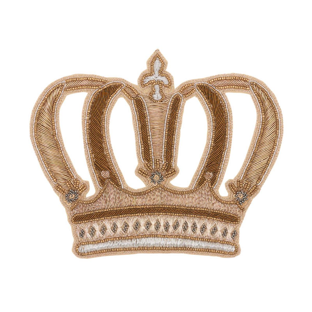 CROWN APPLIQUE GOLD