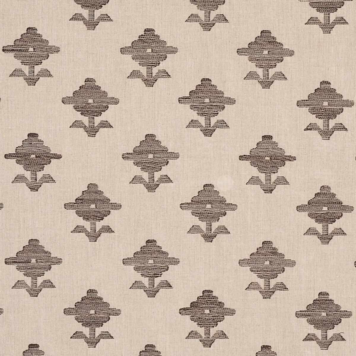 Rubia Embroidery Brown