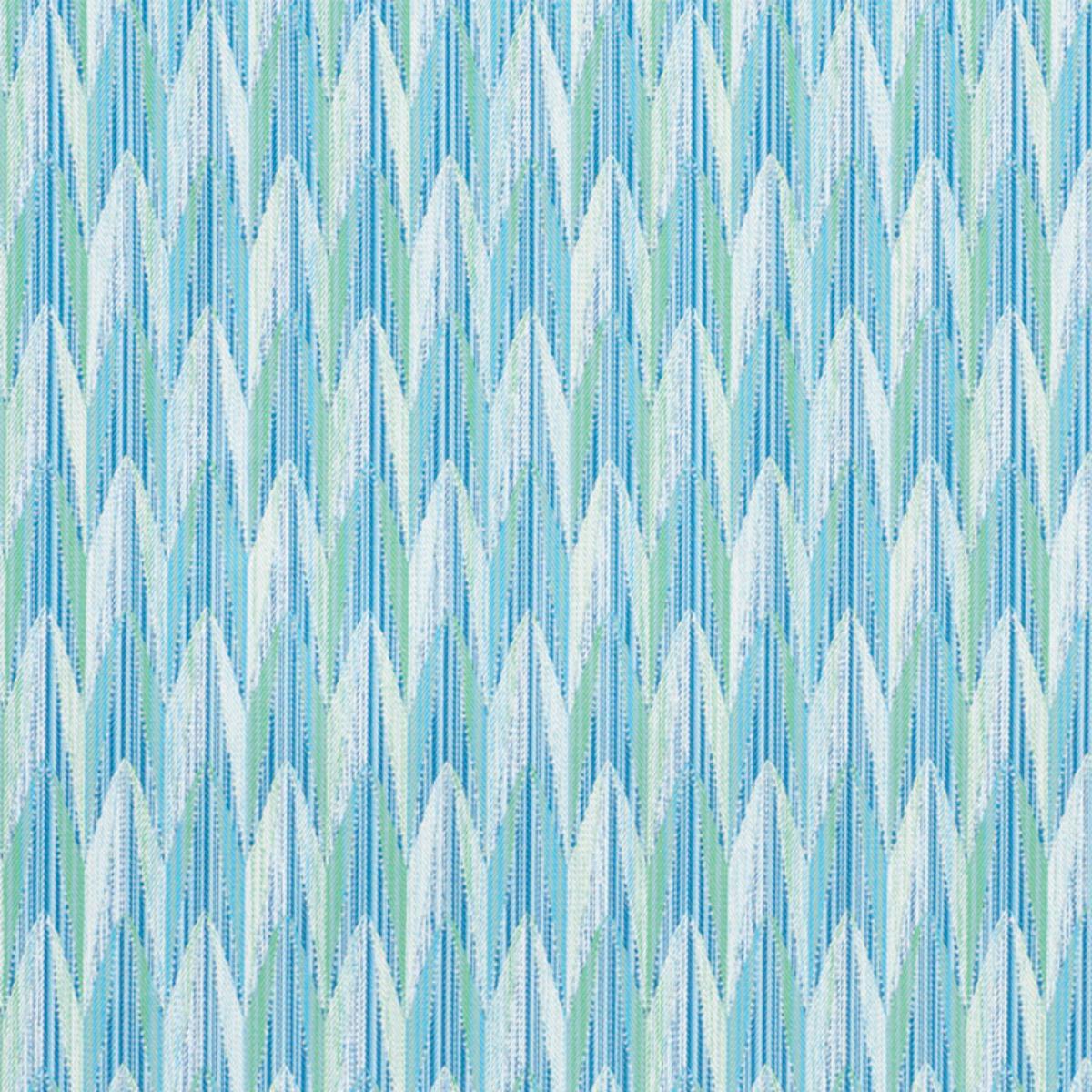 VERDANT INDOOR/OUTDOOR AQUA & LEAF