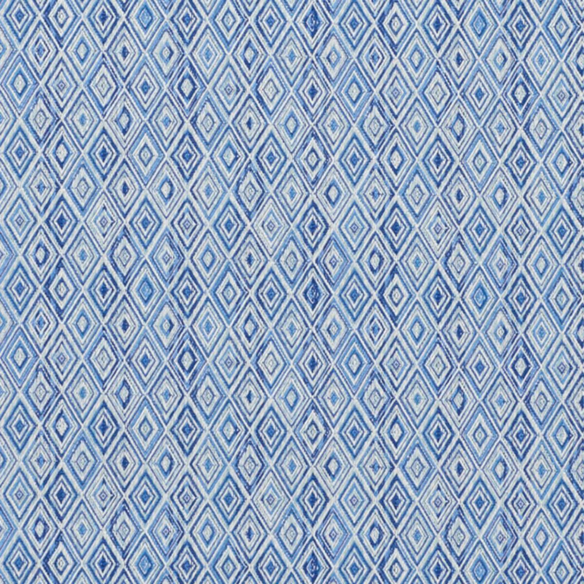 DIAMOND STRIE INDOOR/OUTDOOR BLUE