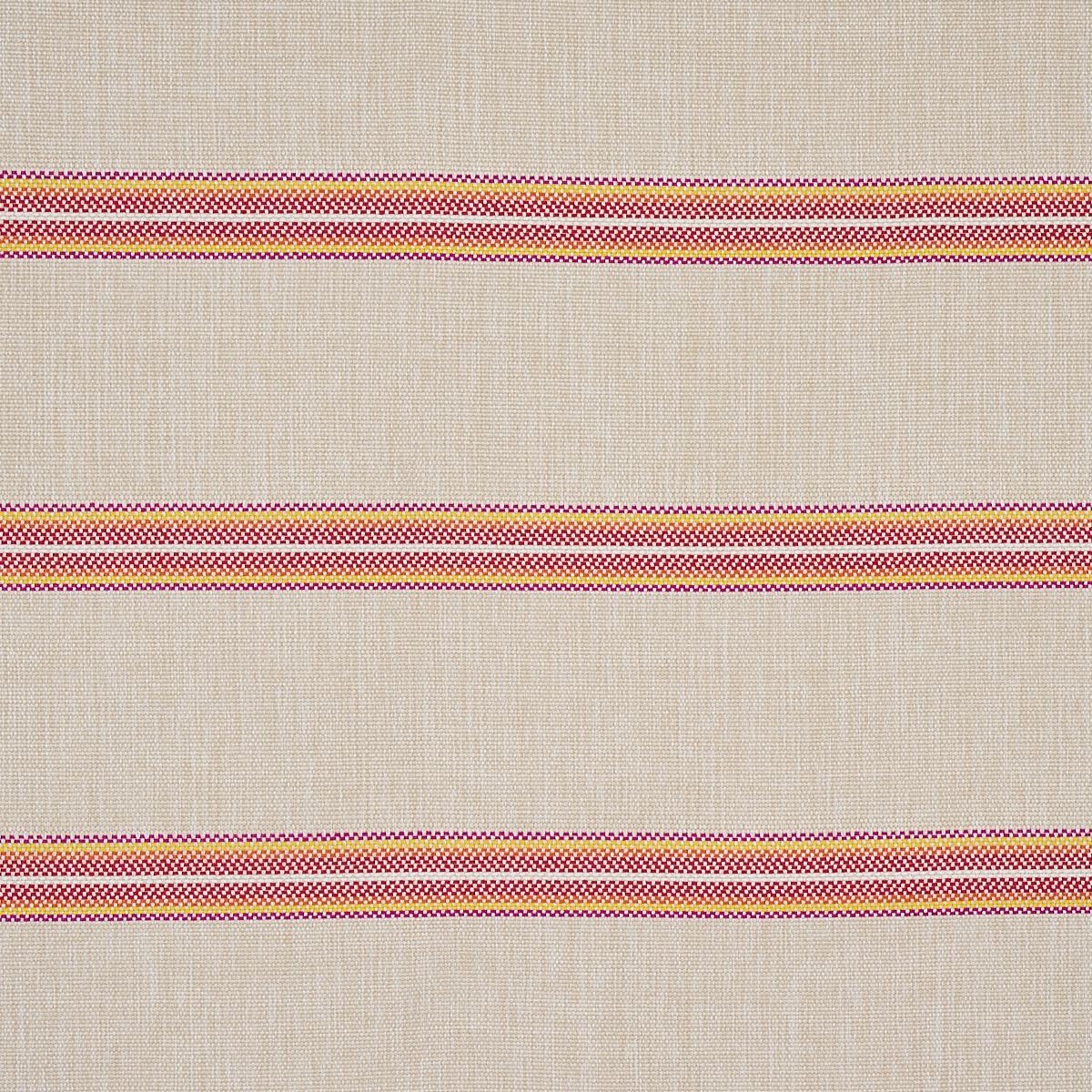 GARDEN STRIPE INDOOR/OUTDOOR RED