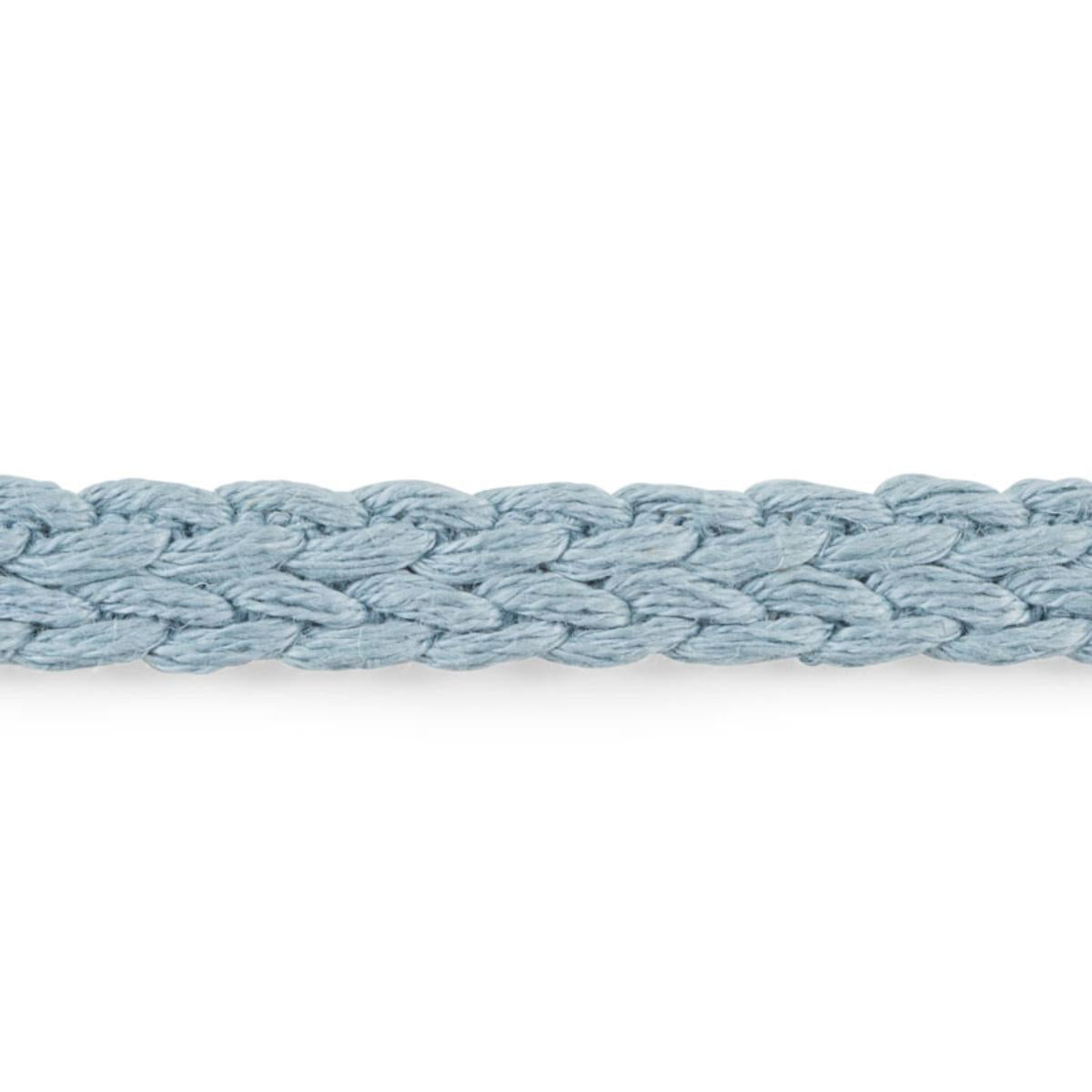BRAIDED LINEN TAPE NARROW SKY