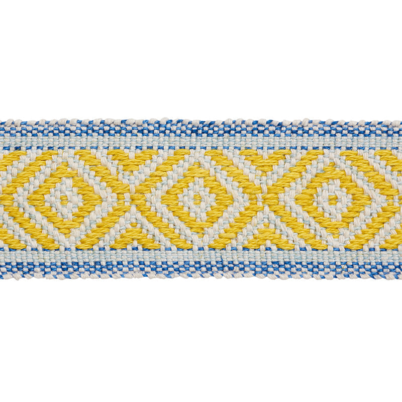 LARSON HANDWOVEN TAPE YELLOW & BLUE