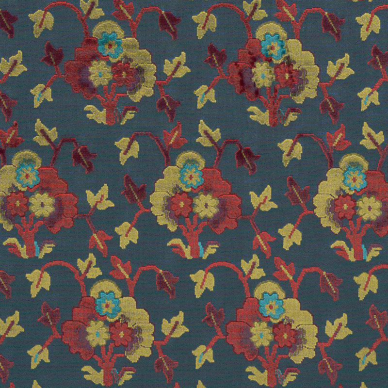 JENNIE VELVET BLUE & RED