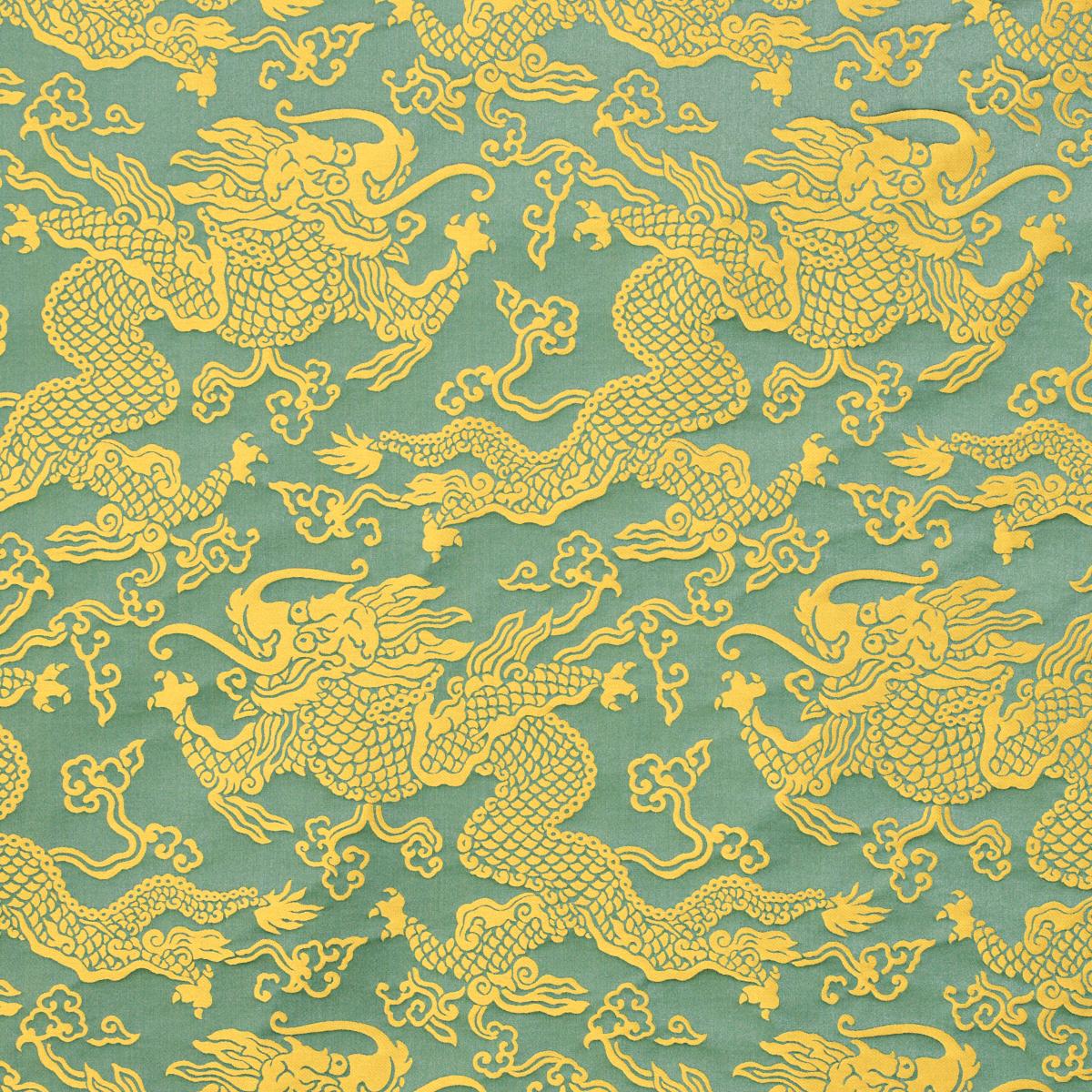 RUAN DRAGON DAMASK GOLD