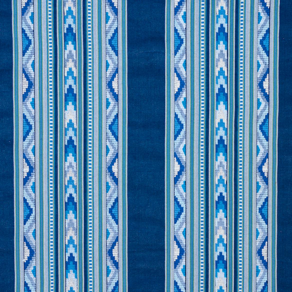 ZARZUELA STRIPE EMBROIDERY INDIGO