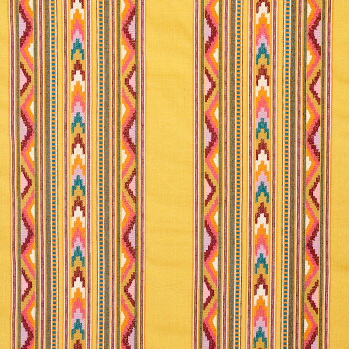 ZARZUELA STRIPE EMBROIDERY SAFFRON