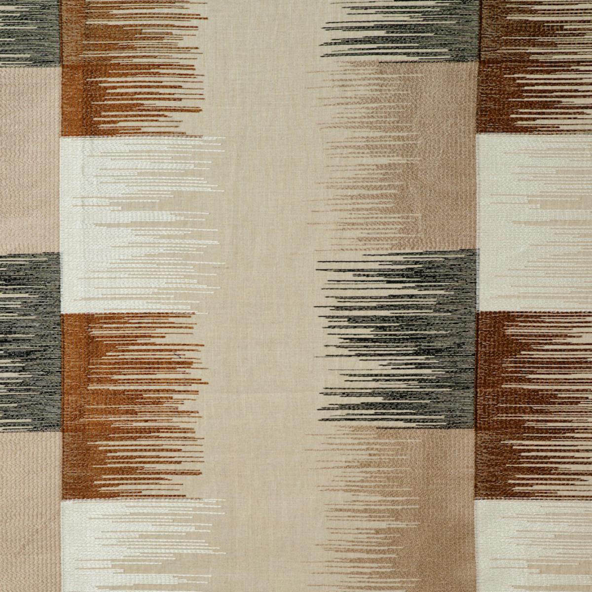 SUNBURST STRIPE EMBROIDERY BLACK & NEUTRAL