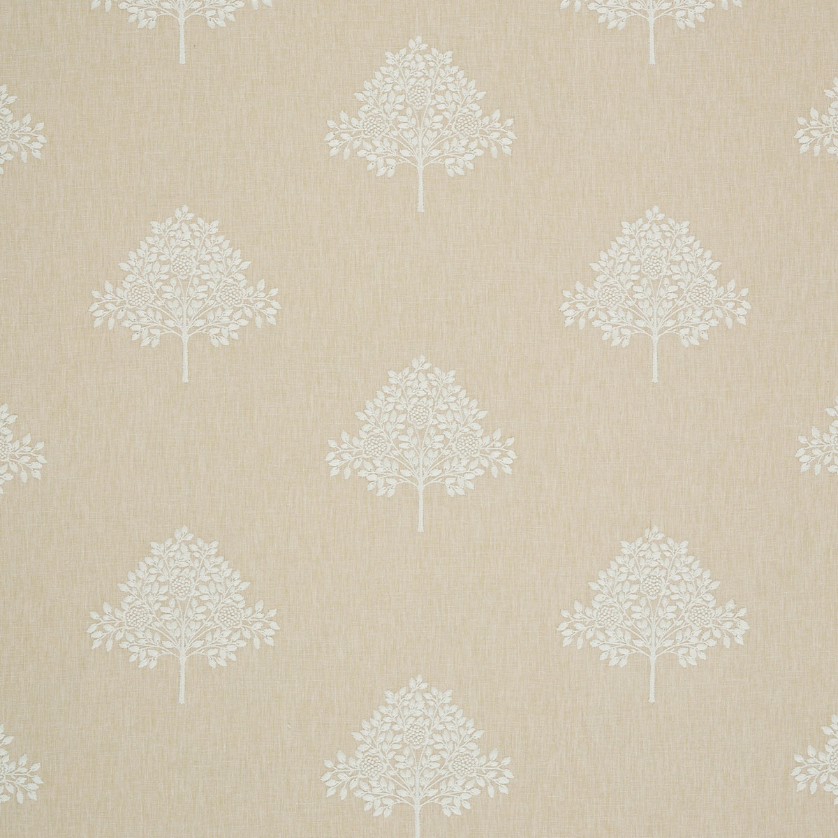 7875 MARIGOLD TREE EMBROIDERY 1 NATURAL