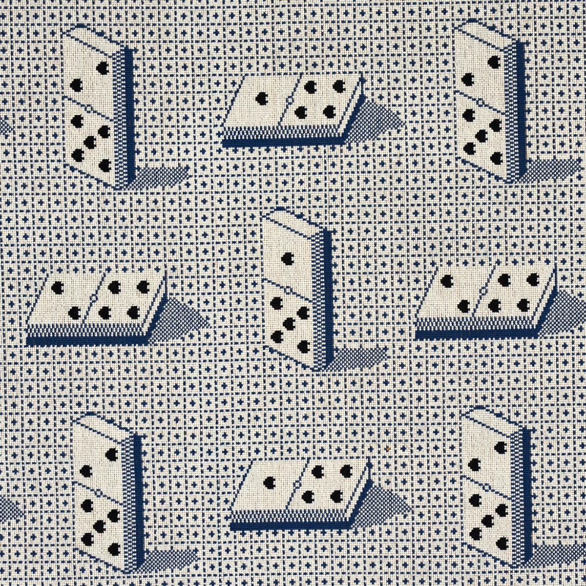 DOMINO EPINGLE BLUE