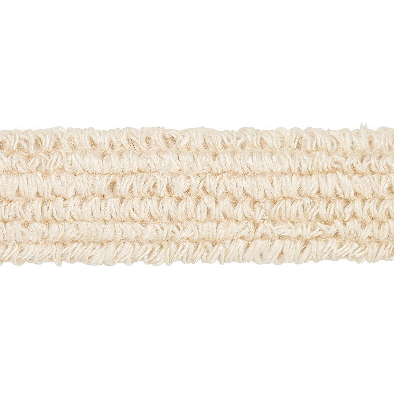 Schumacher BARBA JUTE TAPE IVORY Trim | Atlanta Fabrics