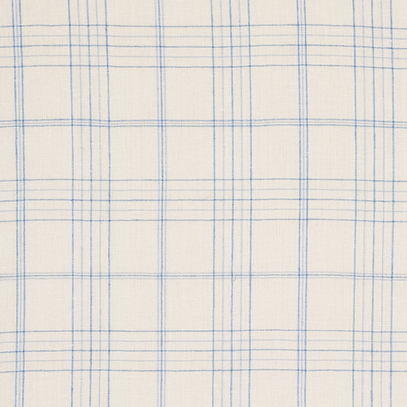 NILS PLAID LINEN BLUE