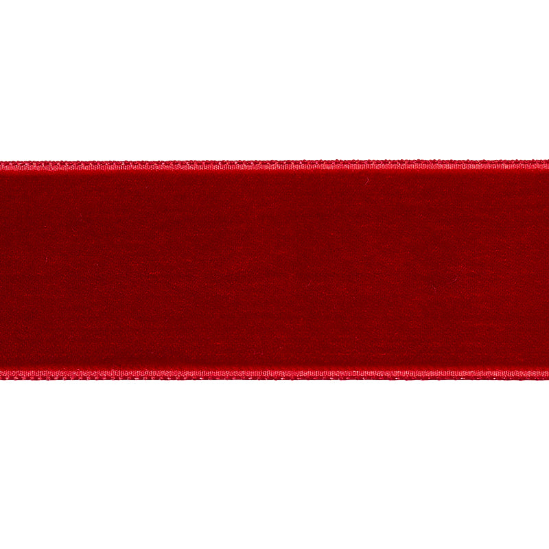 VELVET TAPE WIDE CRIMSON