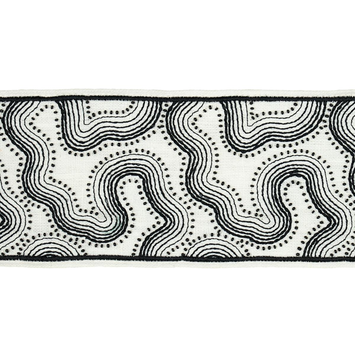 Topo Beaded Tape BLACK & WHITE