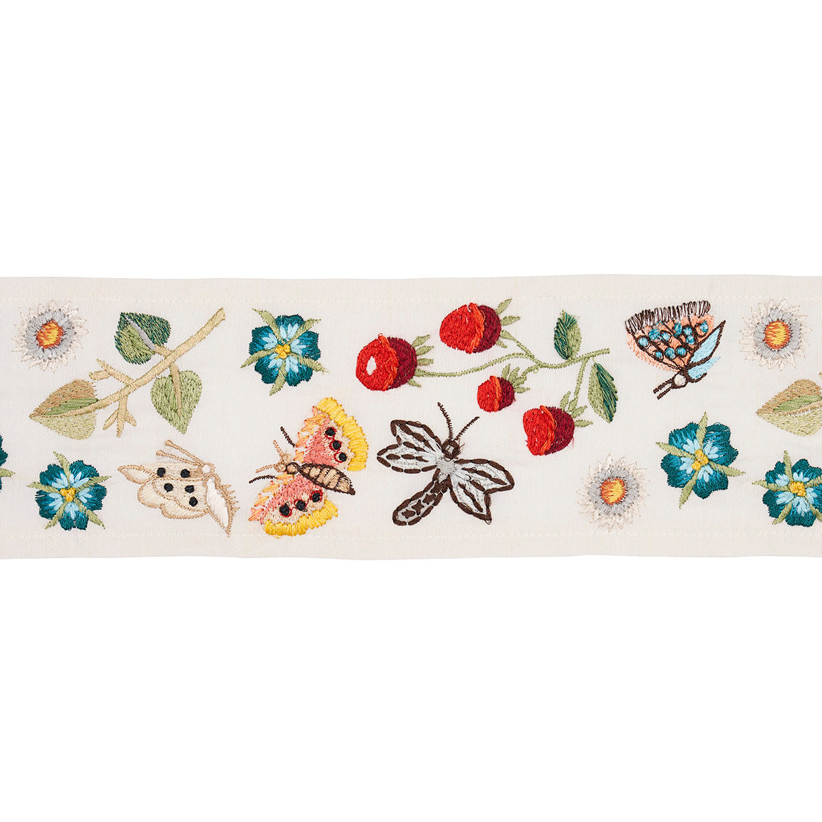 Royal Silk Embroidery Trim MULTI