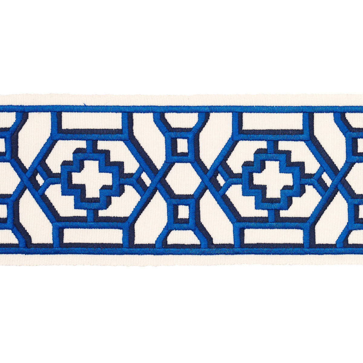 ZANZIBAR TRELLIS TAPE BLUE