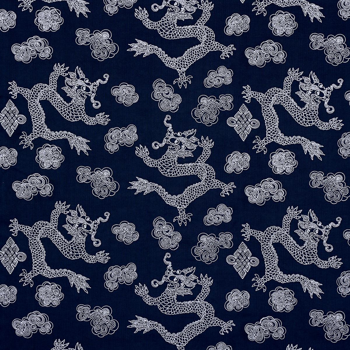 DRAGON EMBROIDERY NAVY