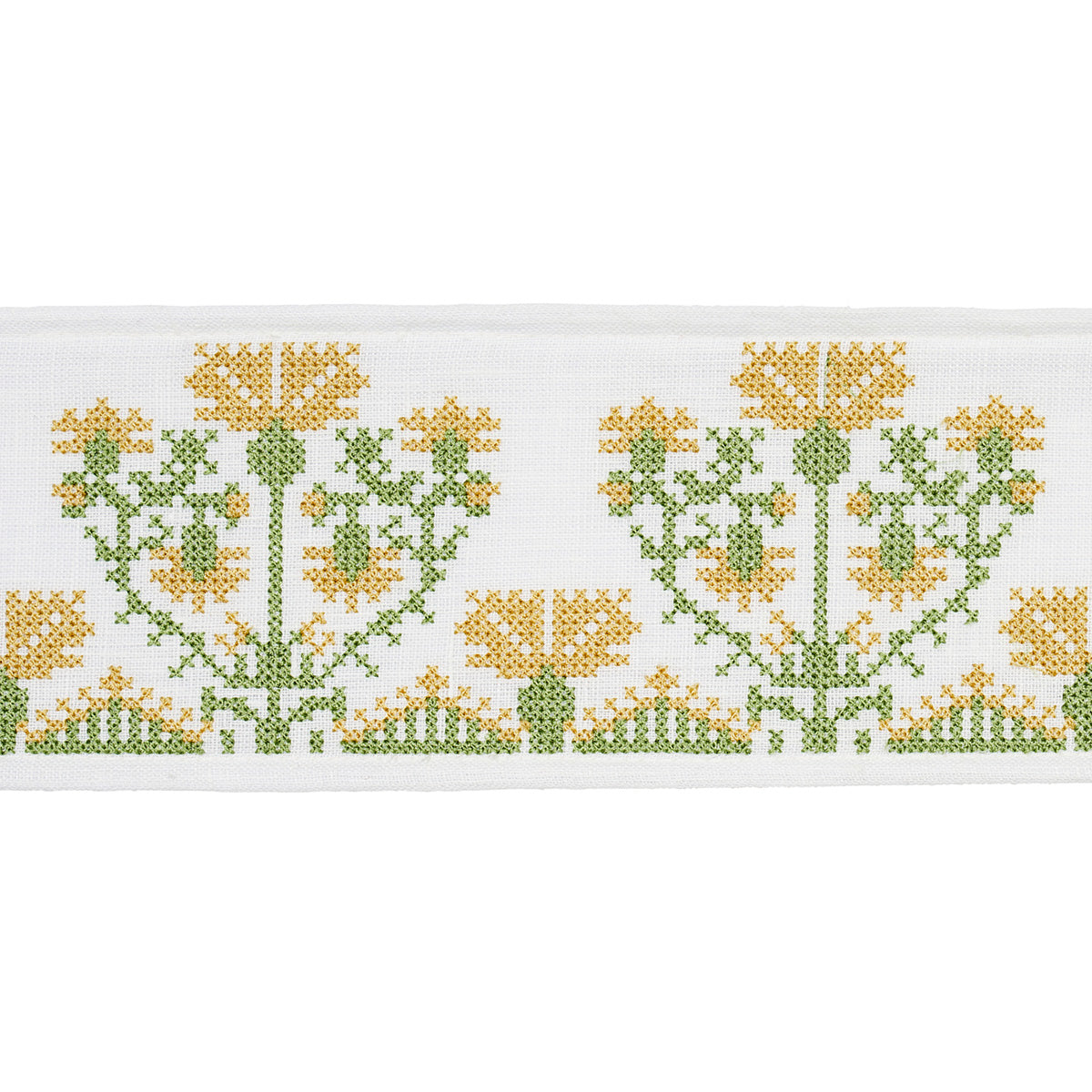 CUSTIS EMBROIDERED TAPE MARIGOLD