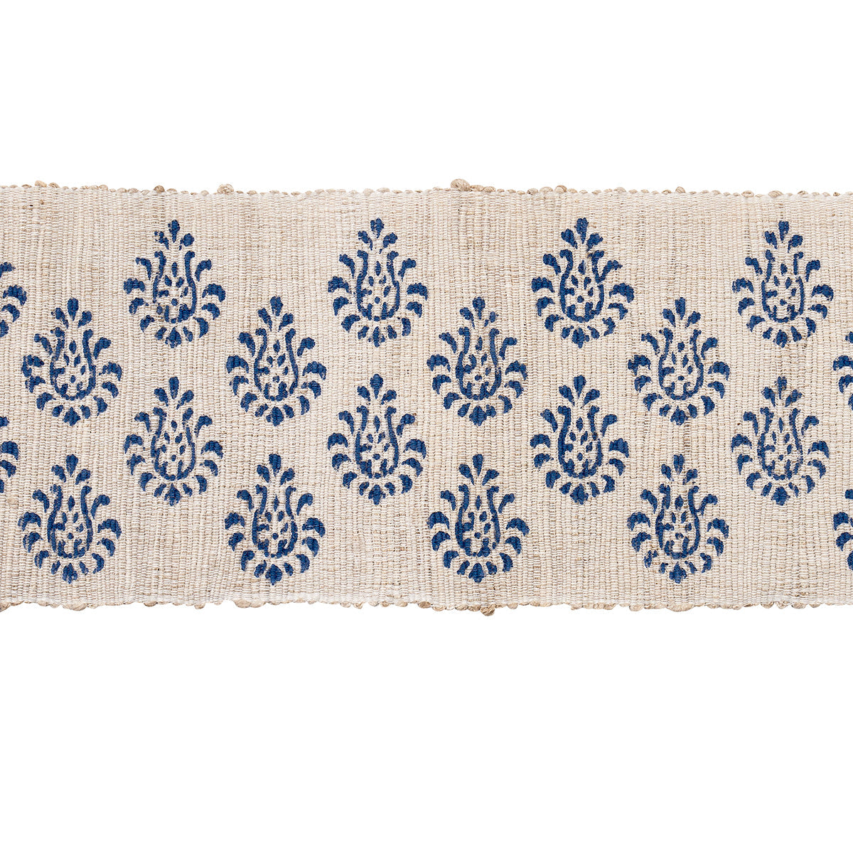 LEILA HAND BLOCK MATKA TAPE INDIGO