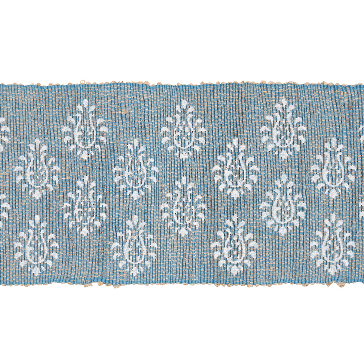 LEILA HAND BLOCK MATKA TAPE CHAMBRAY